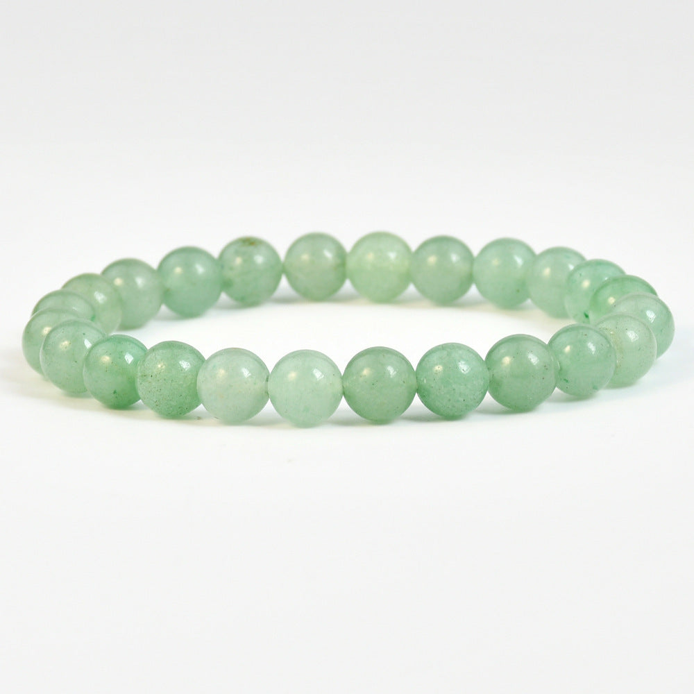 New Chinese Bracelet 8mm Round Beads Natural Stone Bracelet Agate Bead Crystal Tourmaline